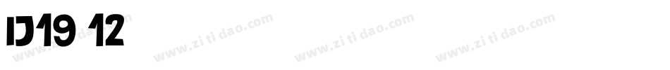 IJ19 12字体转换
